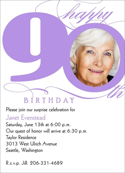 Milestone 90th Birthday