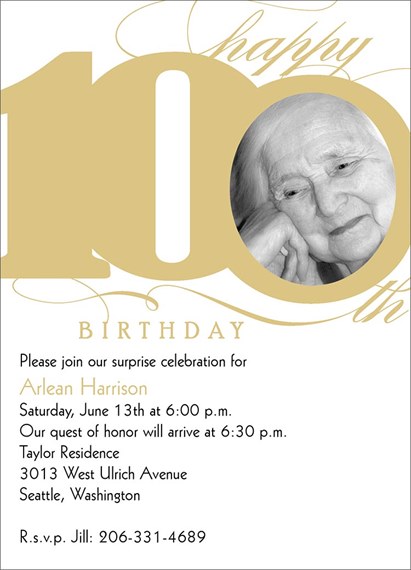 Milestone 100th Birthday by Brookhollow