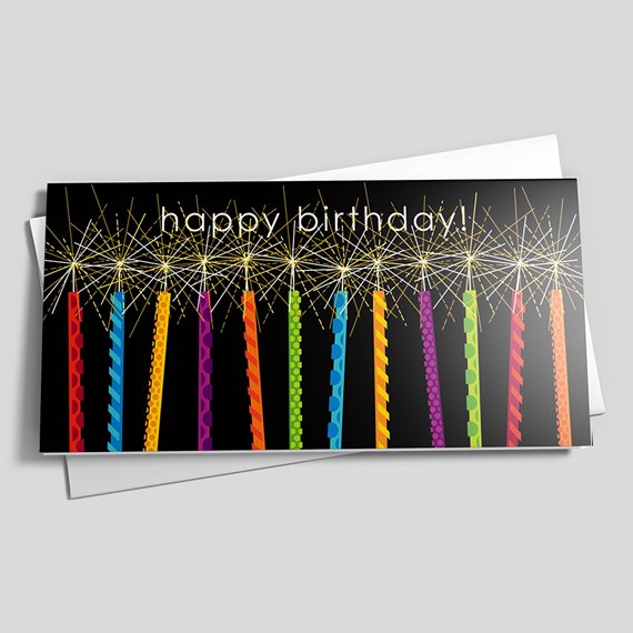Birthday Sparks Birthday Card