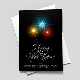Sparkling New Year Card