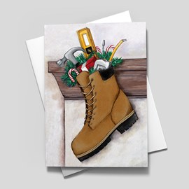 Construction Boot Card