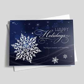 Midnight Snowflakes Card
