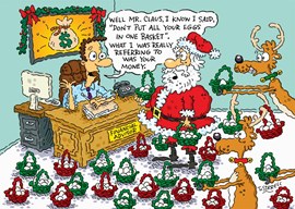 Santa's Portfolio Holiday Card