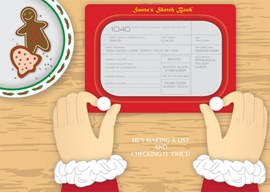 Santa Accountant Holiday Card