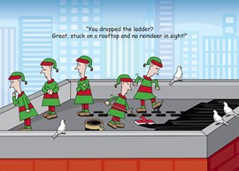 Rooftop Dilemma Roofing Card