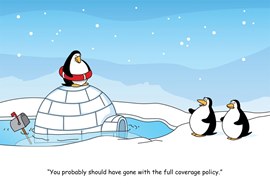 Penguin Insurance Holiday Card