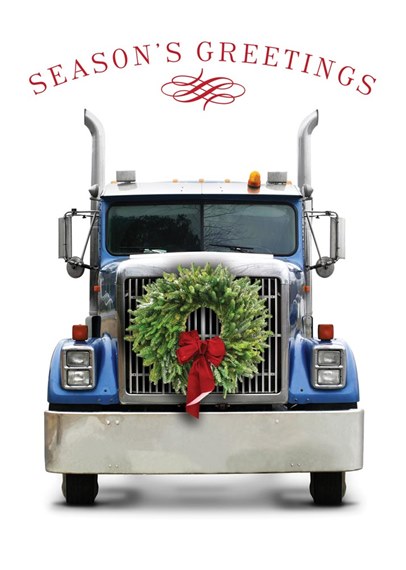 Head-On Greetings Trucking Card