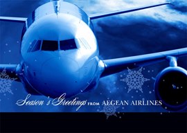 Airline Greetings Holiday Card