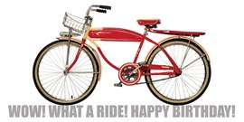 What a Ride Birthday Card