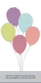 Breezy Balloons Birthday Card