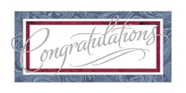 Framed Congratulations Card