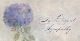 Hydrangea Sympathy Card