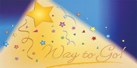 To the Stars Congrats Card