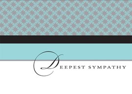 Color Blocking Sympathy Card