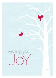 Wishing You Joy Holiday Card