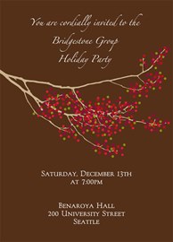 Plentiful Berries Holiday Invite
