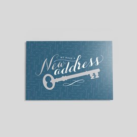 Key New Address Postcard