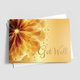 Get Well Flower Card
