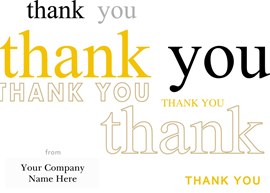All About Thank You Card