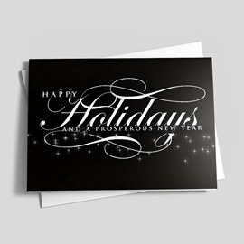 Sparkling Holiday Wishes Card