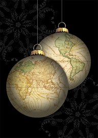 Global Ornaments Holiday Card