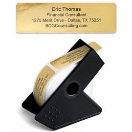 Gold Address Label