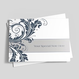 Flourish Damask Note Card