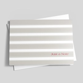 Striped Note Card
