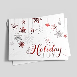 Bright Snowflakes Card