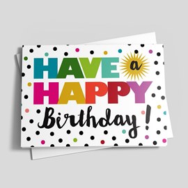 Your Happy Birthday Card