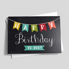 A Banner Birthday Card