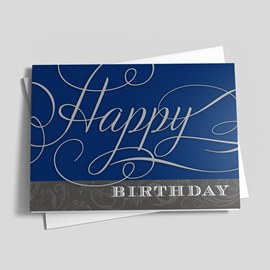 Formal Wishes Birthday Card