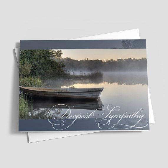 Lakeside Sympathy Card