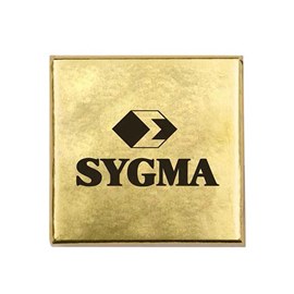 Chocolate Gold Foiled Squares