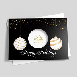 Branded Ornaments Holiday Card
