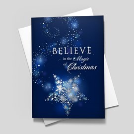 Silver Believe Star