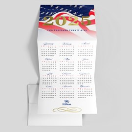 The Golden Patriot Calendar Card