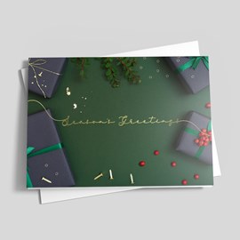 Gift Wrapped Holiday Card