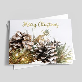 Twinkling Pines Christmas Card