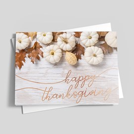 Autumn Afternoon Thanksgiving Card