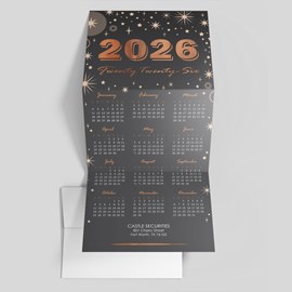Center Stage Calendar Card