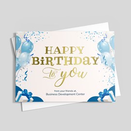 Yearly Celebration Birthday Card