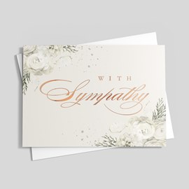 Soft Floral Sympathy Card