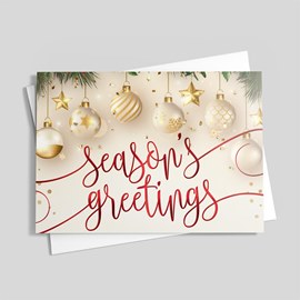 Season's Sparkles Holiday Card