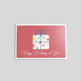 Terrazzo Gift Birthday Postcard