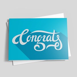 Serene Congratulations Card