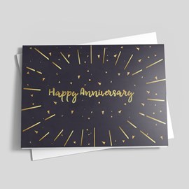 Time & Space Anniversary Card
