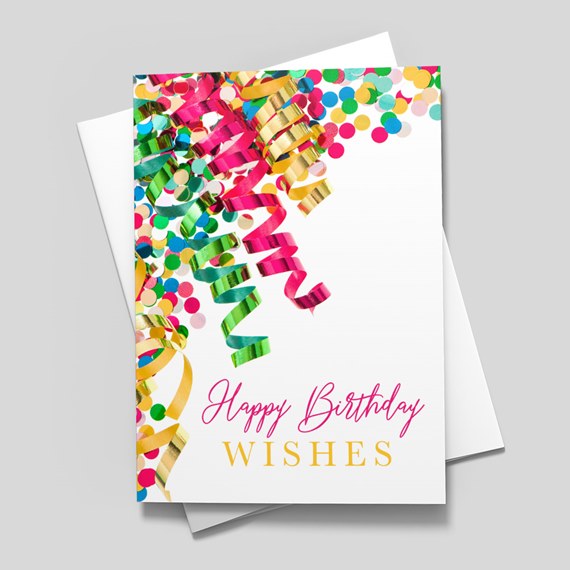 Colorful Party Birthday Card