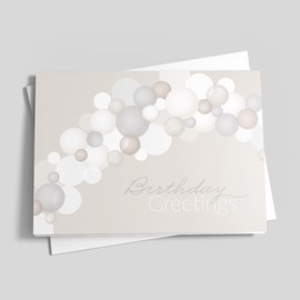 Soft Balloons Birthday Card