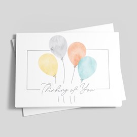 Thoughtful Balloons Card